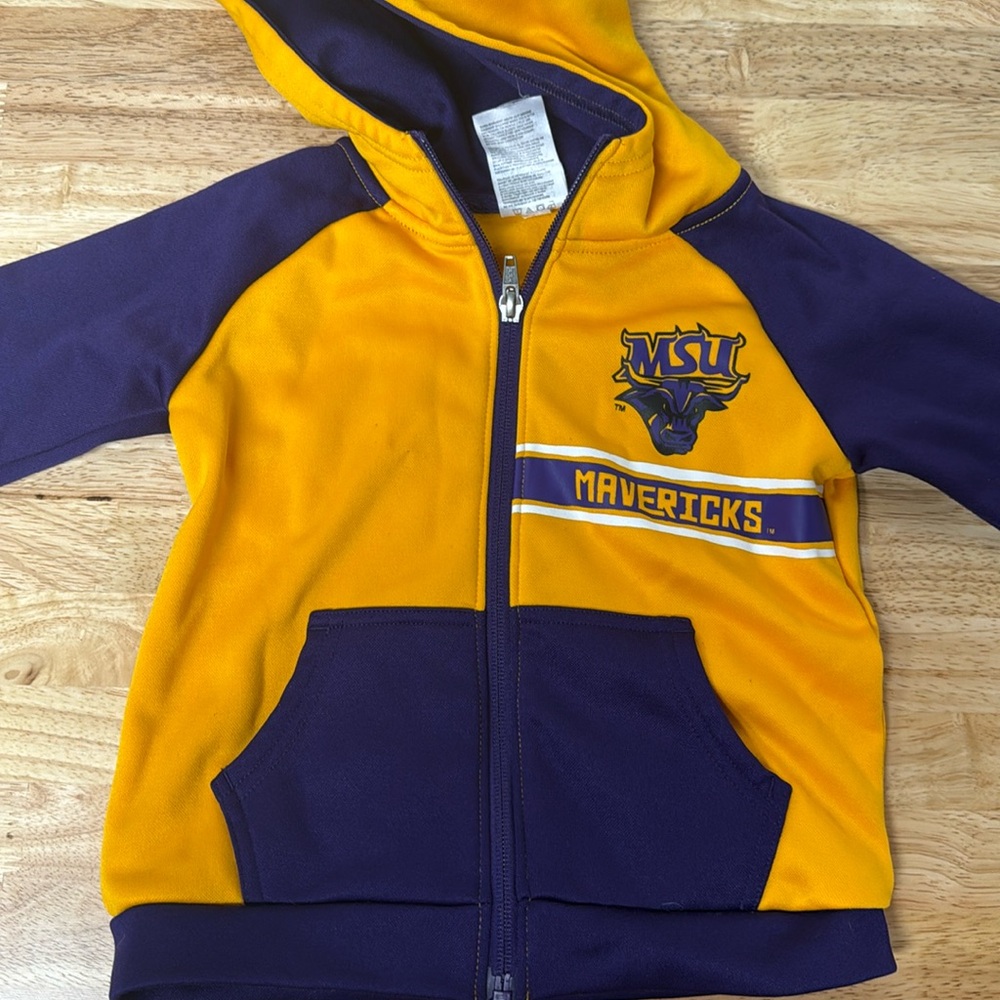 Youth MSU Mankato Mavericks Zip Up Hoodie